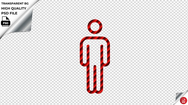 PSD design2 icon vector tiles de rayas rojas personas psd transparente