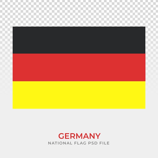 Designillustration der deutschen nationalflagge