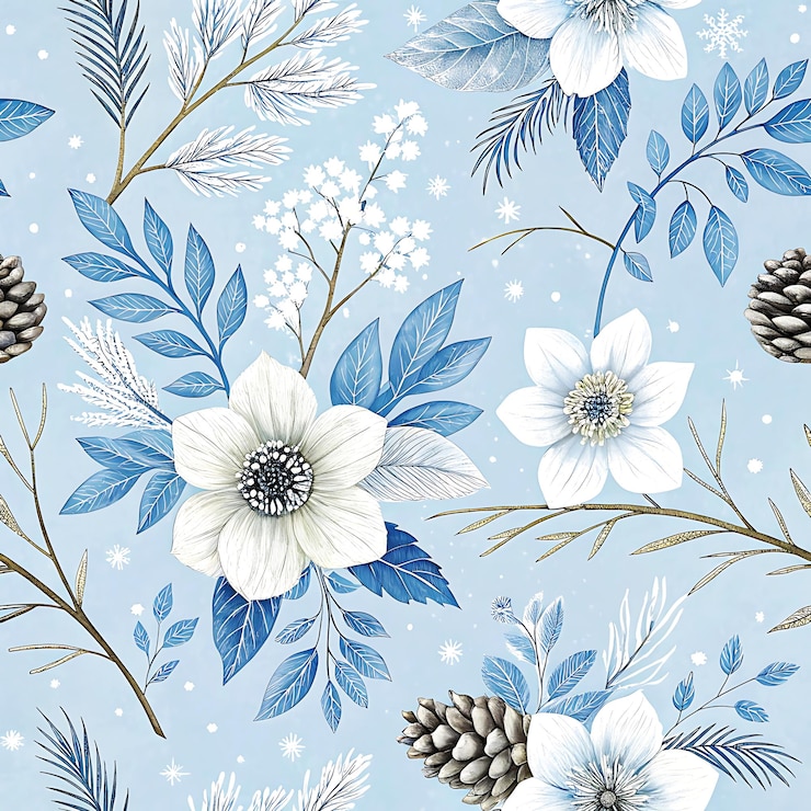 PSD designo floral elegante para decoración y artesanía festiva