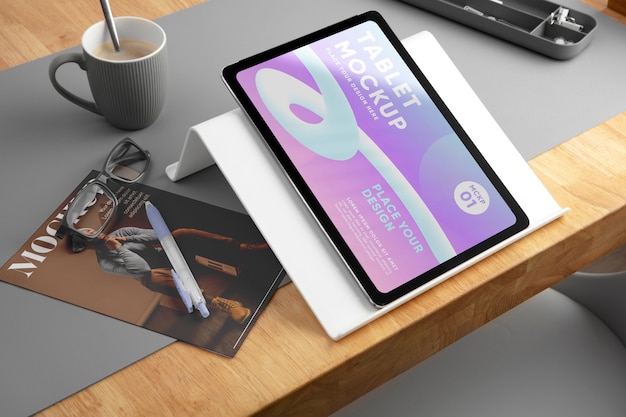 Desktop-Mockup für das Studio