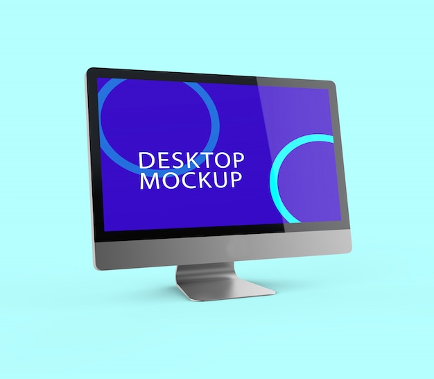Desktop Screen Mockup realistico