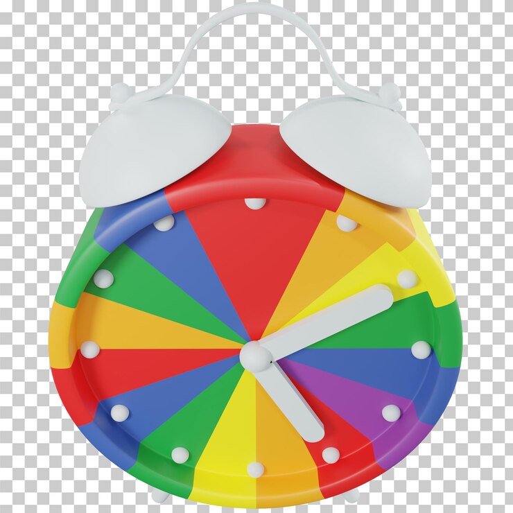 PSD despertador de arco iris de representación 3d orgullo de derechos lgbtq