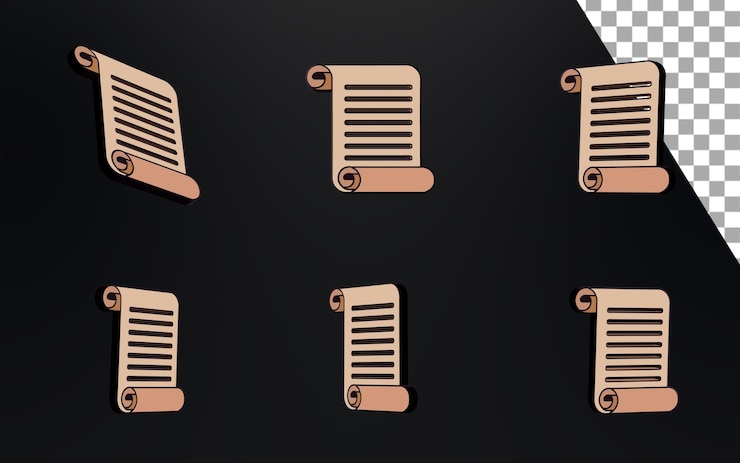 PSD desplazamiento logotipo creativo conjunto 3d render ilustración moneda oscura token criptomoneda icono del logotipo