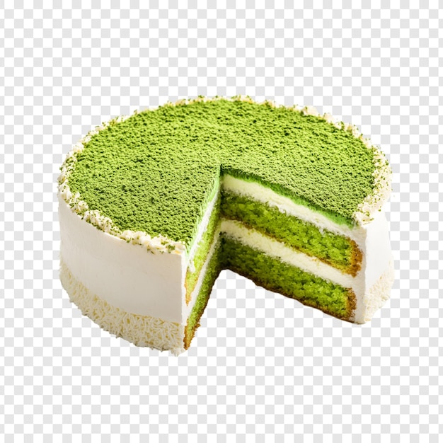 Dessert, isoliert auf durchsichtigem