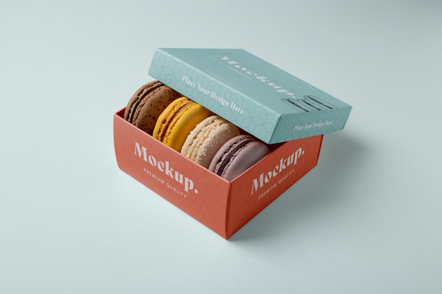 PSD dessert-mockup-box-design