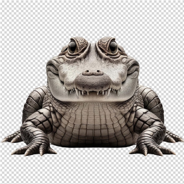 PSD un dessin d'un crocodile avec une image d'un crocodile dessus
