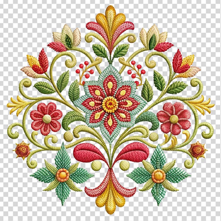 PSD un dessin de fleur fait à la main