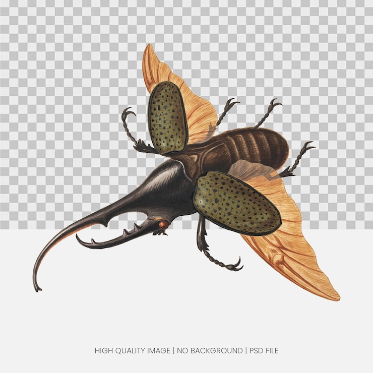 PSD un dessin d'un insecte