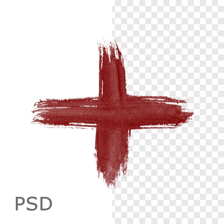 PSD dessin à la main plus coup de pinceau symbolique