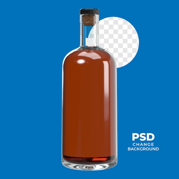 PSD destilería de embalaje de vidrio en botellas