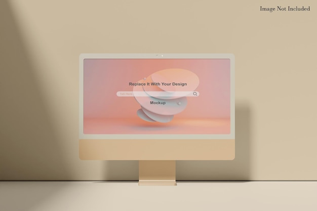 Destop imac mockup