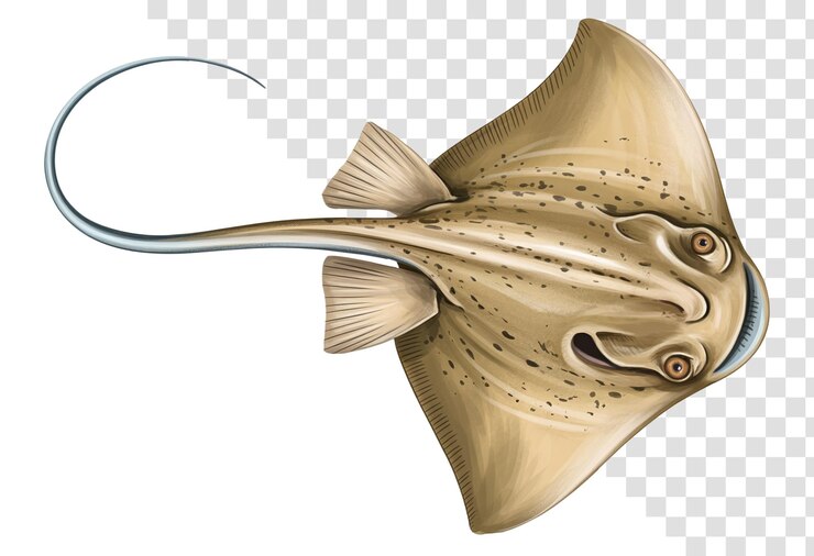 PSD detailed illustration of a stingray