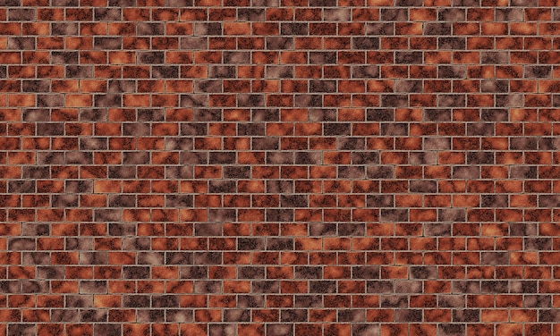 Detailed view of a weathered brick wall