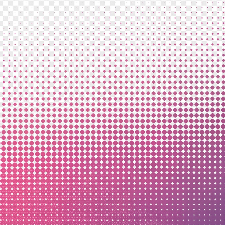 PSD detaillierter halftone-effekt isoliert auf durchsichtigem hintergrund für fotoeffekt