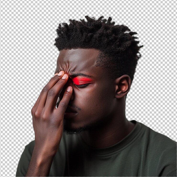 PSD detalhe do olho humano