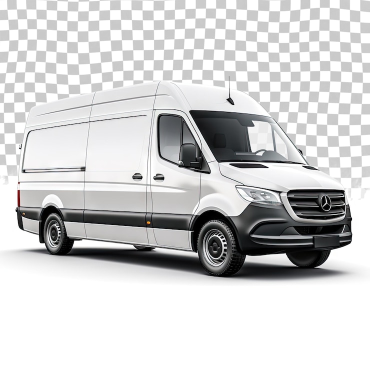PSD deutschland berlin 28. april 2022 mercedes-benz sprinter durchsichtiger europäischer nutzwagen isolieren