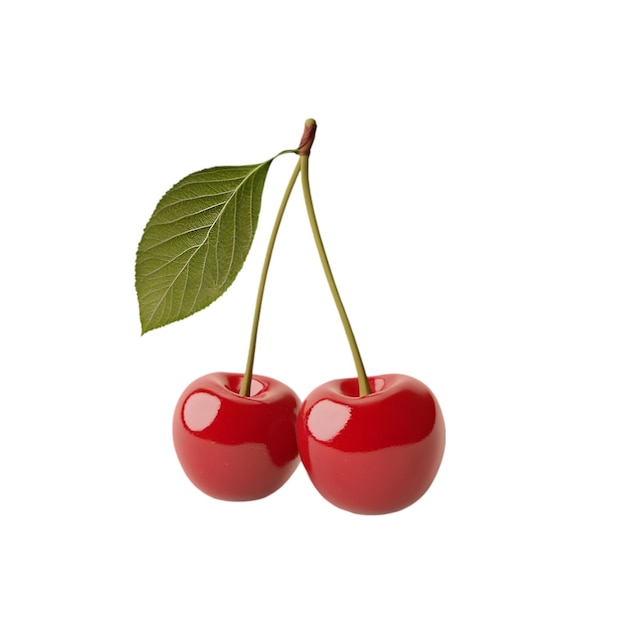 Deux cerises mûres