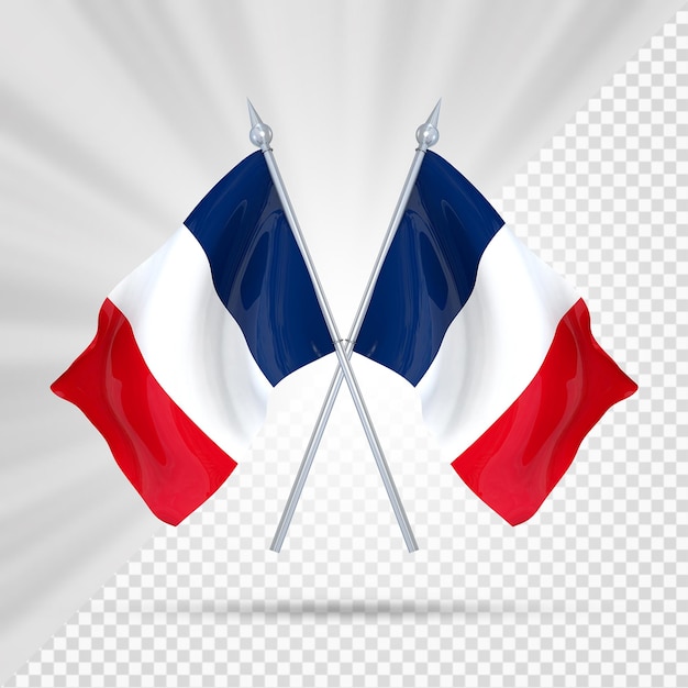 PSD deux drapeaux france