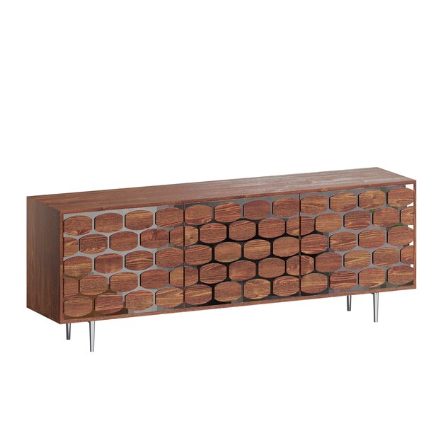 Deux styles différents de meubles en bois design moderne style moderne apparence minimaliste design coloré lit sans fond design différent png fond blanc isolé modèle 3d abstrait