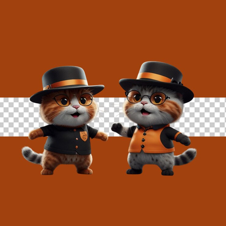 PSD el día de los amantes de los gatos.