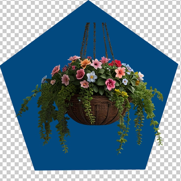 PSD día de la canasta de flores