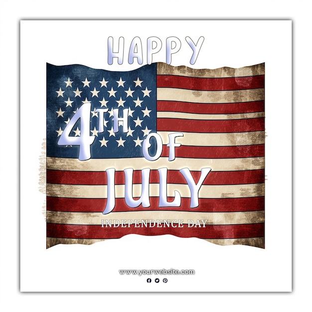 Dia da Independência Americana 4 de Julho Celebração