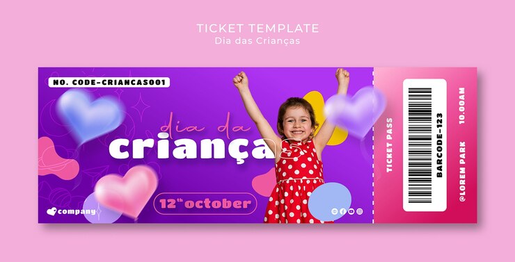 PSD dia das criancas projeto de modelo