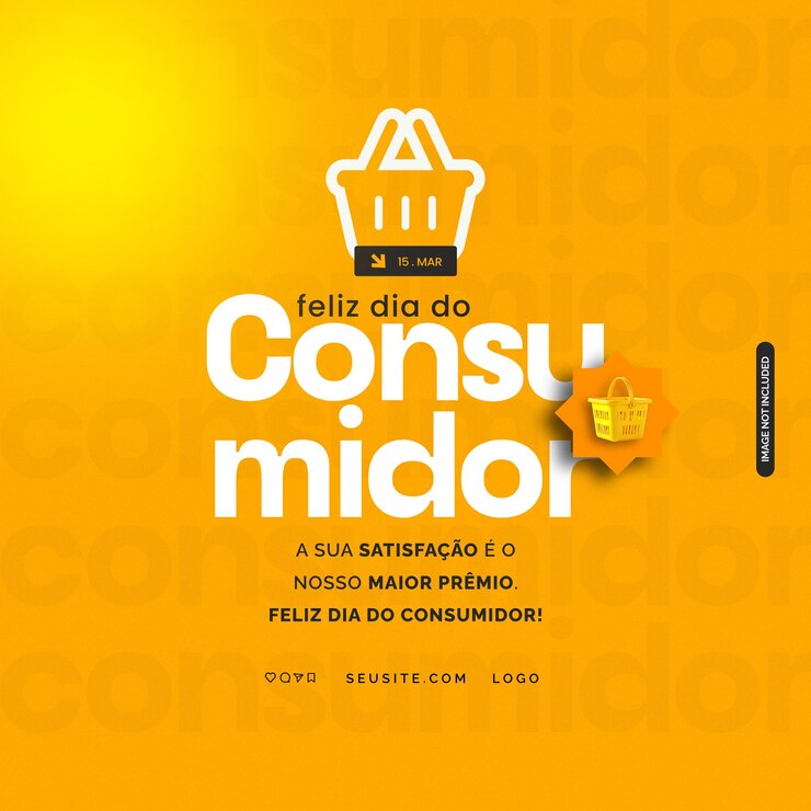 PSD dia do consumidor flyer psd (en anglais)