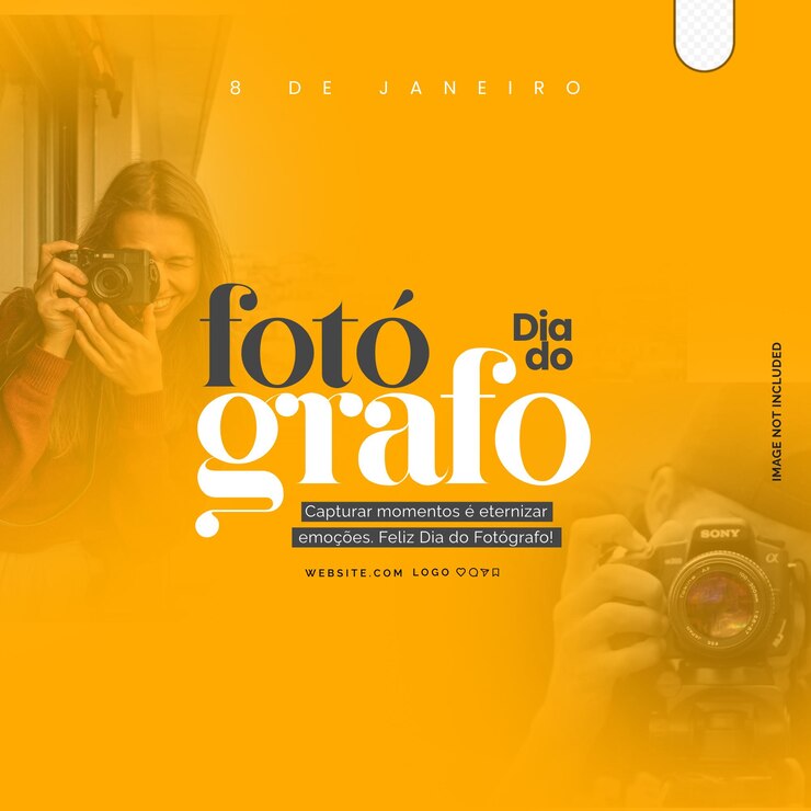 PSD dia do fotografo post instagram psd