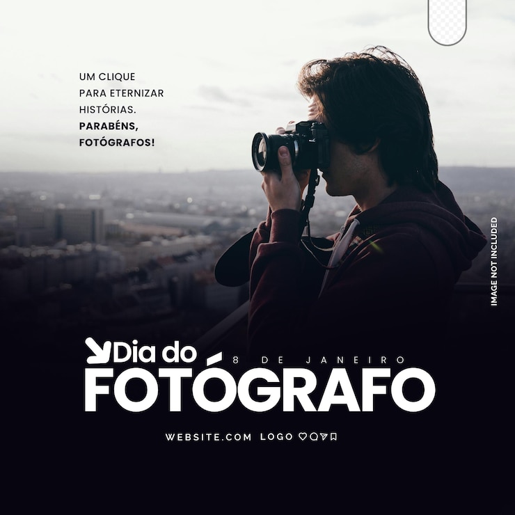 PSD dia do fotografo post instagram psd