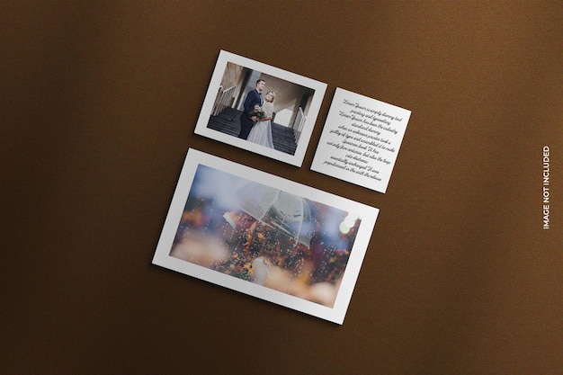 dia dos namorados foto minimalista moldura maquete efeito de papel photoshop arquivo psd