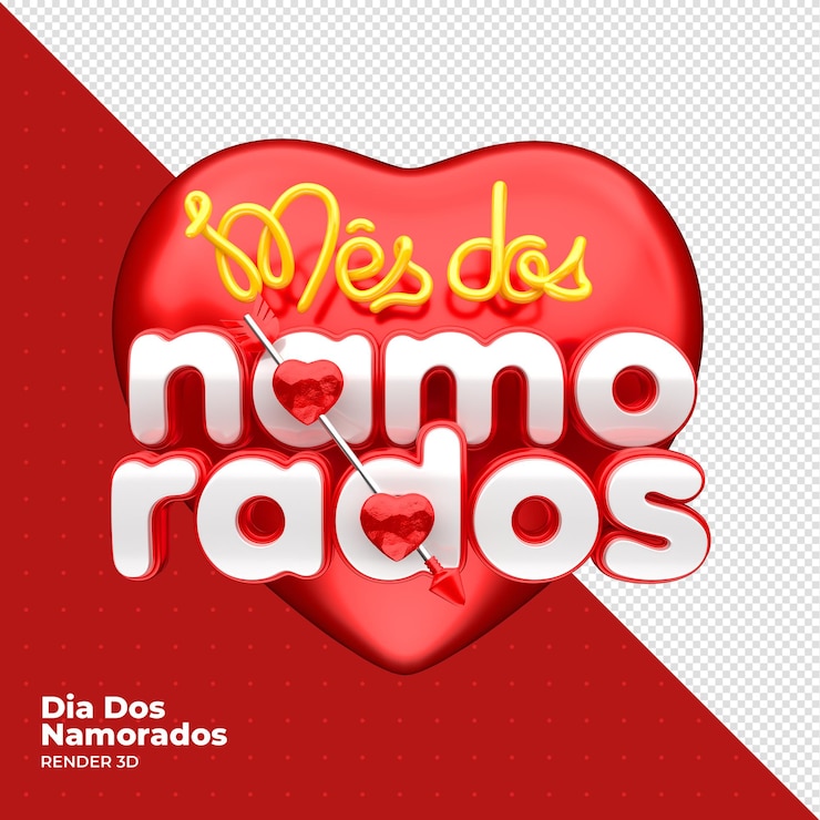 PSD dia dos namorados no brasil modelo editável dia dos namorados
