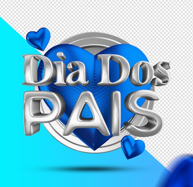 PSD dia dos pais carte fête des pères