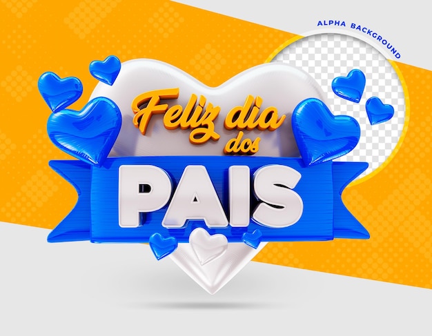 Dia dos pais logo vatertagslogo