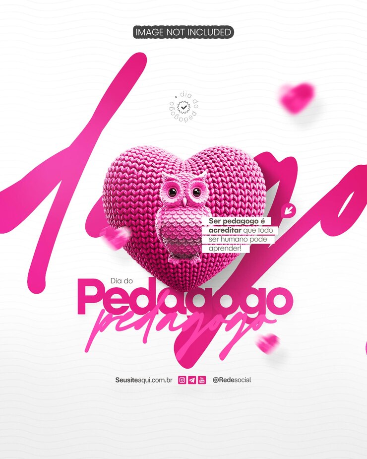 PSD dia dos professores 20 de maio mídia social editável psd dia do pedagogo 20 de maio