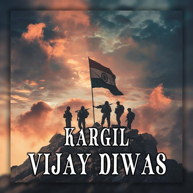 PSD día del ejército de la india kargil vijay diwas y día de las fuerzas armadas