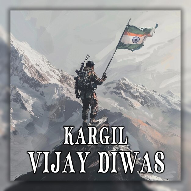 PSD día del ejército de la india kargil vijay diwas y día de las fuerzas armadas