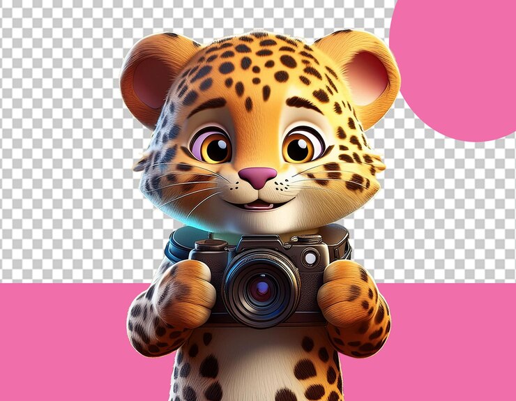 PSD el día de la fotografía linda ilustración png