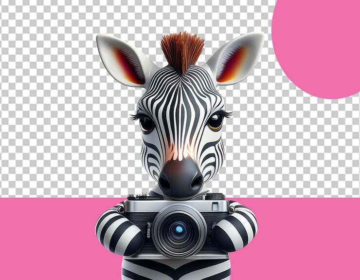 PSD el día de la fotografía linda ilustración png