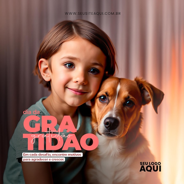 PSD día de la gratitud de psd día de la gratitud en las redes sociales