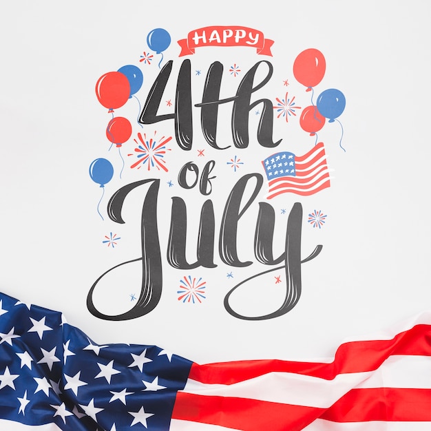 Día de la independencia en estados unidos de américa. 4 de julio