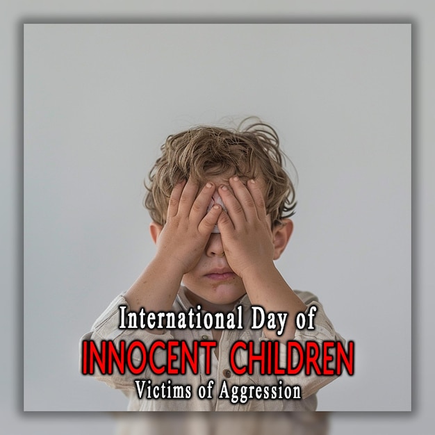 PSD dia internacional das crianças inocentes vítimas de agressão