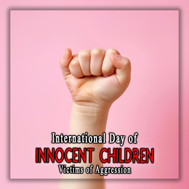 Día internacional de los niños inocentes víctimas de agresión