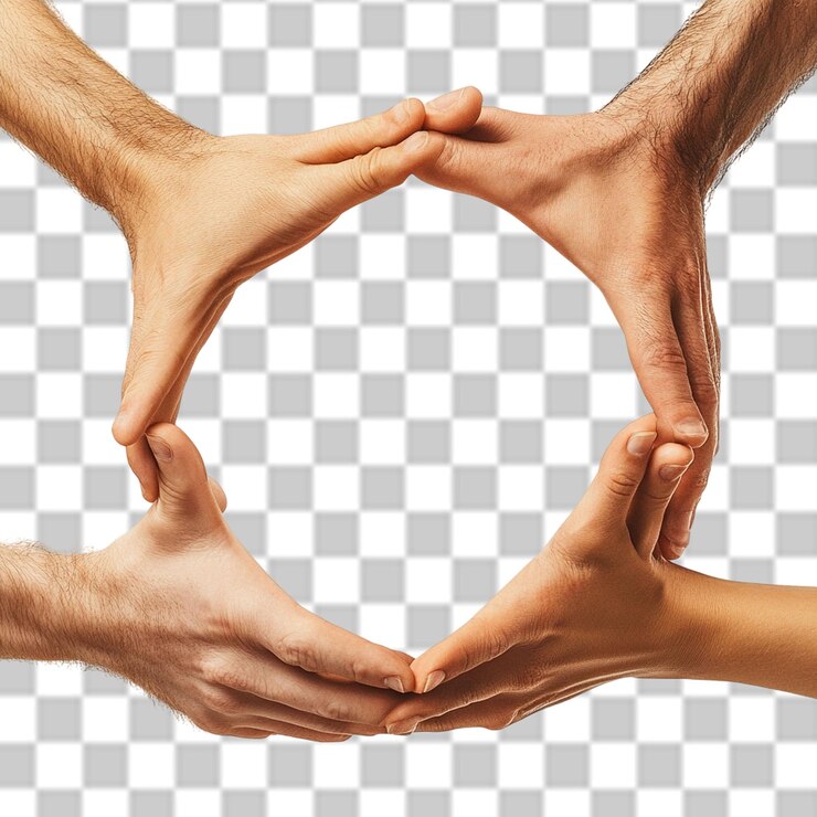 PSD el día de las manos psd png