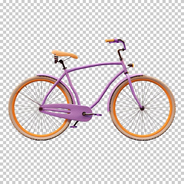 PSD día mundial de la bicicleta en 3d: un triciclo aislado sobre un fondo transparente