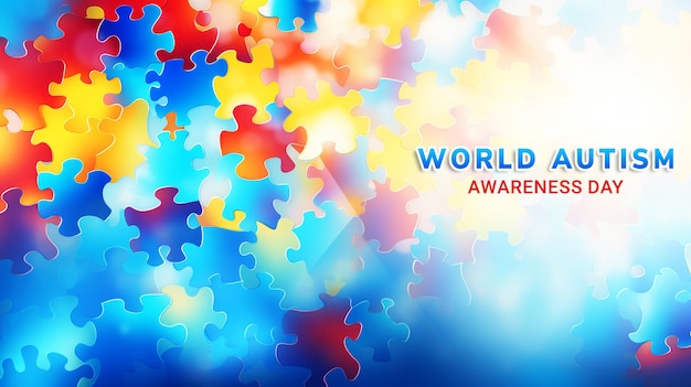 Día mundial de la concienciación sobre el autismo (psd)