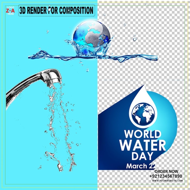 Dia Mundial da Água Água potável água logo azul Ambiente Terra