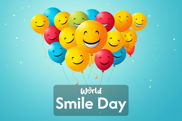 PSD dia mundial do riso e dia mundial do sorriso