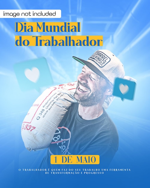 PSD dia mundial do trabalhador 1 de maio