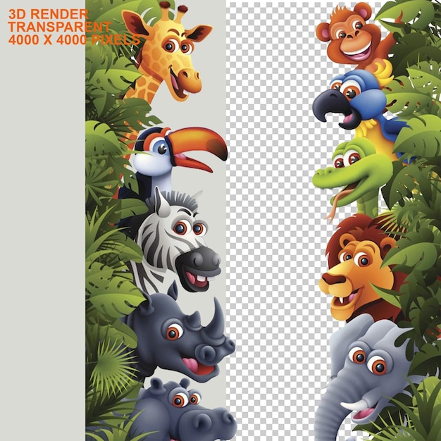 Dia Mundial dos Animais Vida Selvagem da Terra na Terra PSDPNG